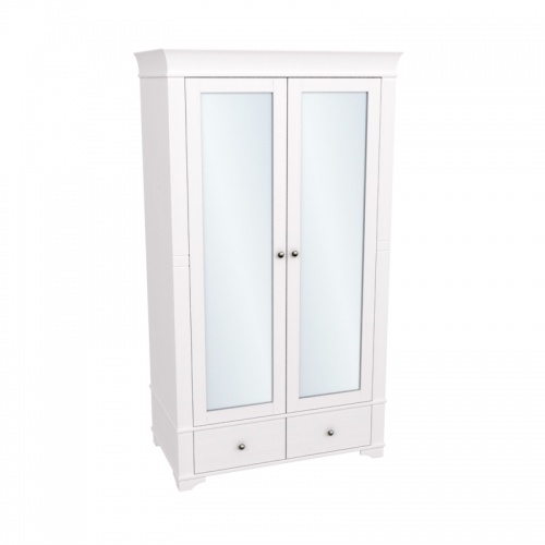 Beily shkaf 2 zerkalo white