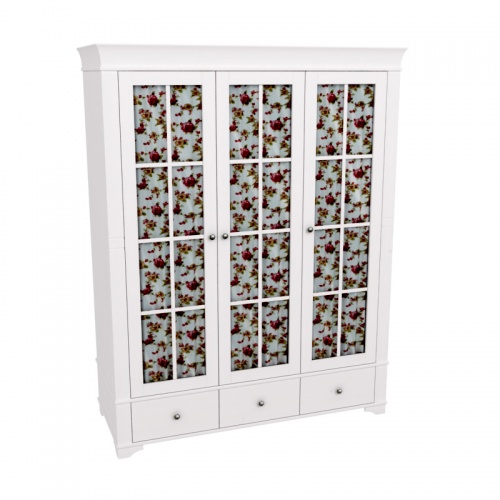 Beily shkaf steklo 3 white