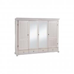 malta shkaf 4 zerkalo white